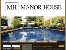 Tablet Screenshot of manorhousecambodia.com